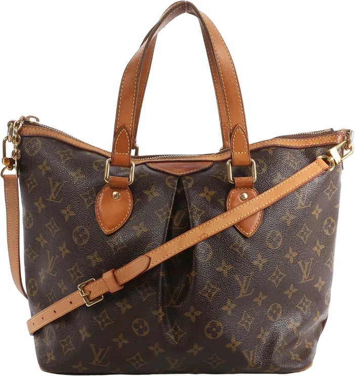 Louis Vuitton Louis Vuitton Palermo PM Monogram 2Way Handbag in Brown M40145