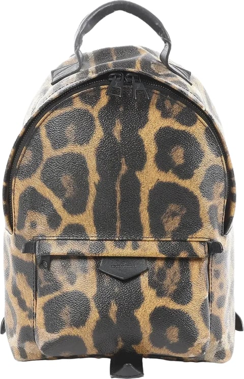 Louis Vuitton Louis Vuitton Palm Springs PM Animal Print Backpack in Brown x Black M52020