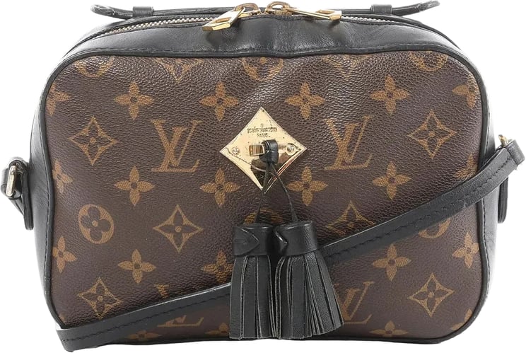 Louis Vuitton Louis Vuitton Saintonge Monogram Canvas Crossbody Bag in Brown x Black M43555