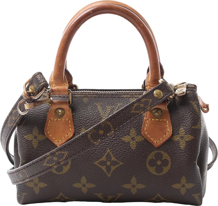 Louis Vuitton Louis Vuitton Speedy Nano Monogram 2Way Handbag in Brown M41534