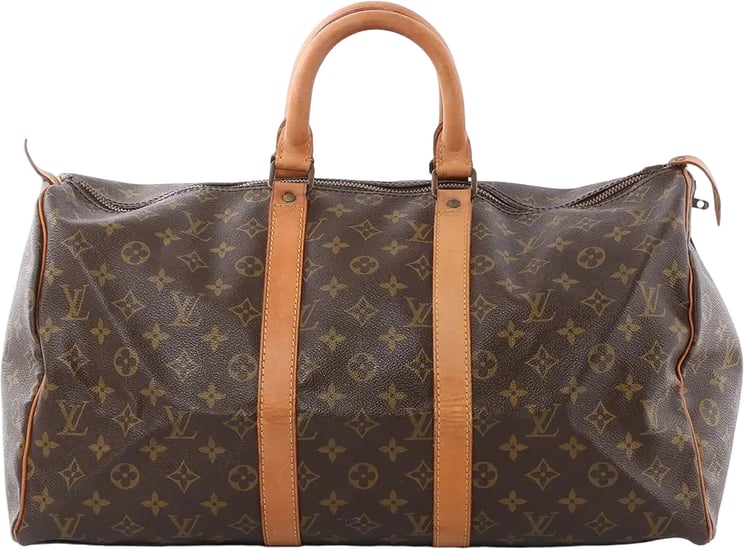 Louis Vuitton Louis Vuitton Keepall 45 Monogram Canvas Travel Bag in Brown M41428