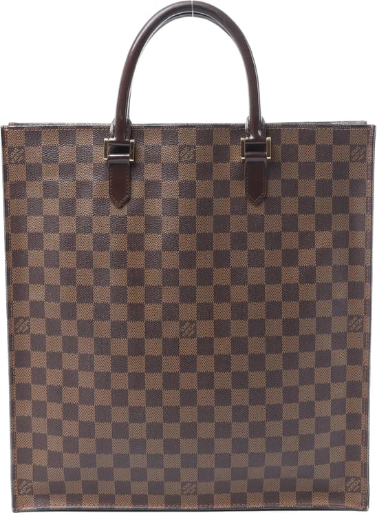 Louis Vuitton Louis Vuitton Sac Plat Damier Ebene Handbag in Brown N51140