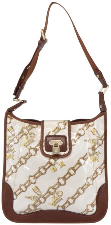Louis Vuitton Louis Vuitton Charms Musette Handbag PVC Over Printed Silk