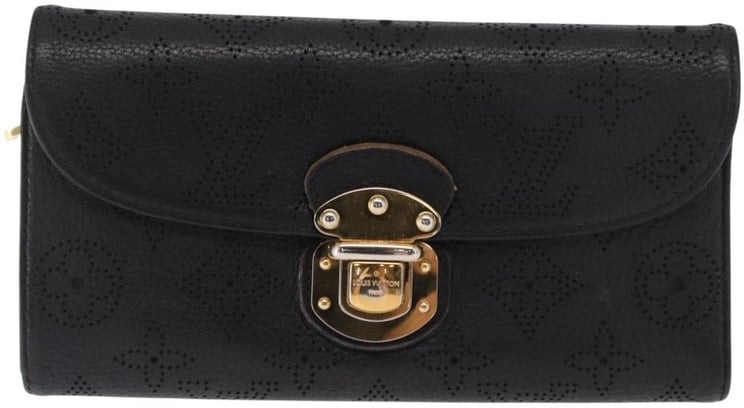 Louis Vuitton Louis Vuitton Amelia Wallet Mahina Leather