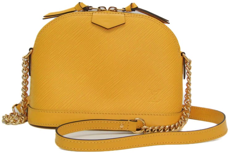 Louis Vuitton Louis Vuitton Alma Chain Handbag Epi Leather Mini