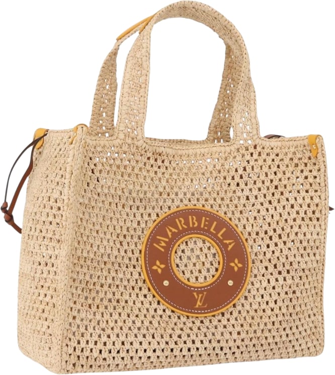 Louis Vuitton Louis Vuitton OnTheGo Tote By The Pool Crochet Raffia MM