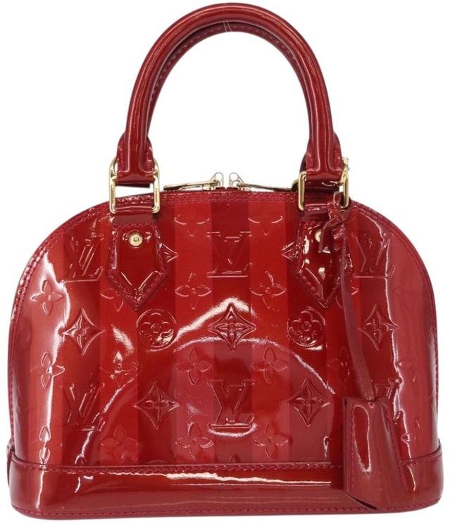 Louis Vuitton Louis Vuitton Alma Handbag Limited Edition Monogram Vernis Rayures BB
