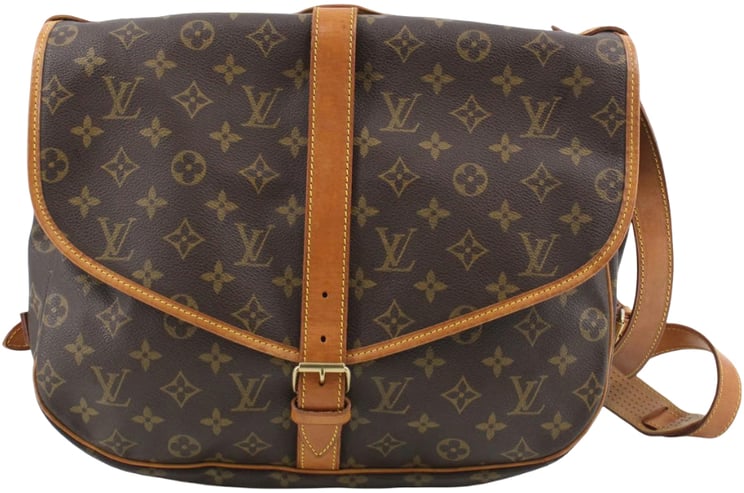 Louis Vuitton Louis Vuitton Saumur Handbag Monogram Canvas 35