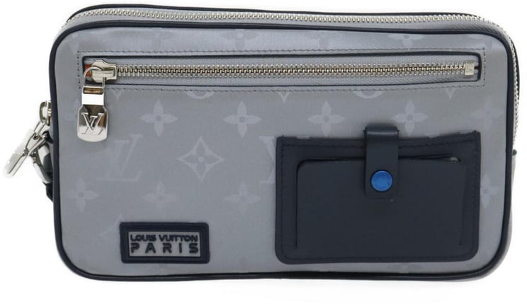 Louis Vuitton Louis Vuitton Alpha Clutch Limited Edition Monogram Satellite Canvas