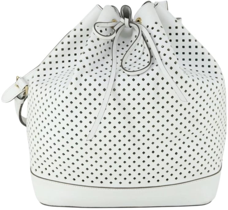 Louis Vuitton Louis Vuitton Flore Noe Handbag Perforated Leather