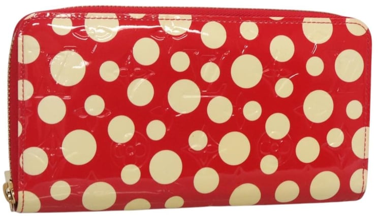 Louis Vuitton Louis Vuitton Yayoi Kusama Wallet Monogram Patent
