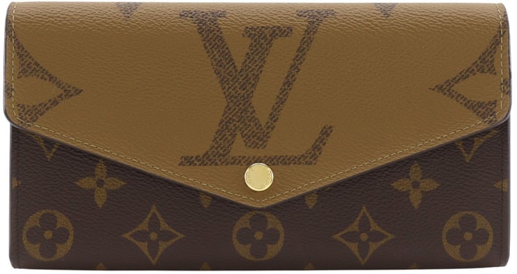 Louis Vuitton Louis Vuitton Sarah Wallet NM Reverse Monogram Giant and Monogram Canvas