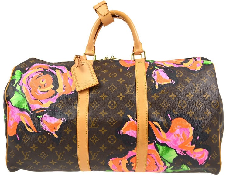 Louis Vuitton Louis Vuitton Keepall Bag Limited Edition Monogram Roses 50