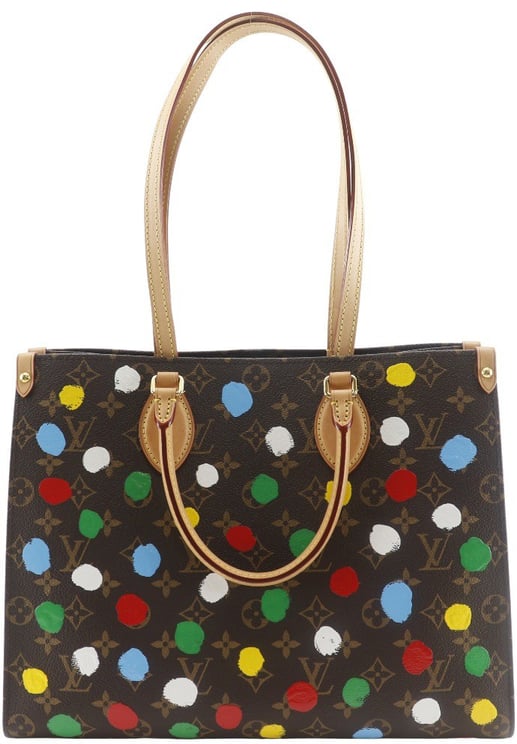 Louis Vuitton Louis Vuitton OnTheGo Tote Yayoi Kusama Painted Dots Monogram Canvas MM