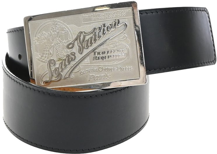 Louis Vuitton Louis Vuitton Travelling Requisites Belt Leather Wide
