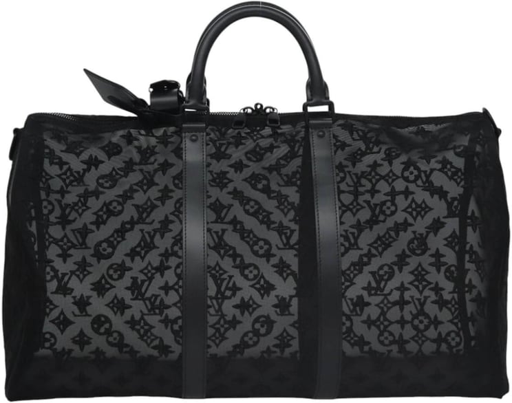 Louis Vuitton Louis Vuitton Keepall Bandouliere Bag Monogram See Through Mesh 50
