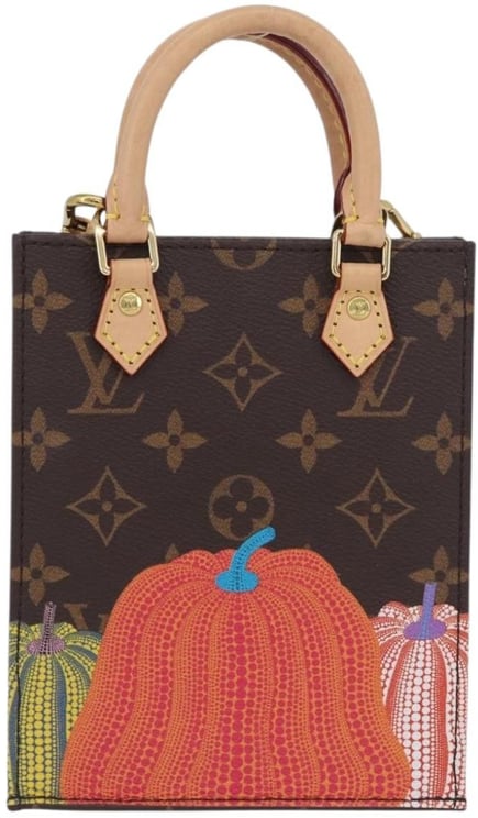 Louis Vuitton Louis Vuitton Petit Sac Plat Bag Yayoi Kusama Pumpkins Monogram Canvas