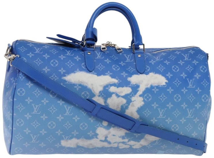 Louis Vuitton Louis Vuitton Keepall Bandouliere Bag Limited Edition Monogram Clouds 50