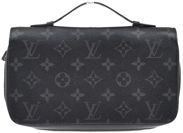 Louis Vuitton Louis Vuitton Zippy XL Monogram Eclipse Leather