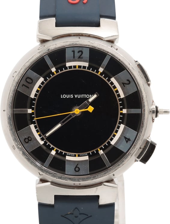 Louis Vuitton Louis Vuitton Tambour Quartz Watch Stainless Steel 28