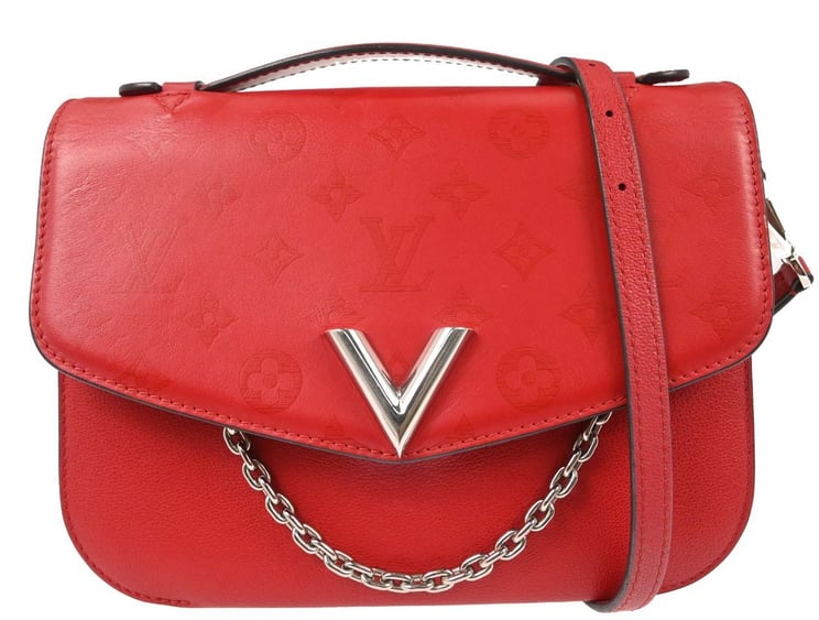 Louis Vuitton Louis Vuitton Very Messenger Monogram Leather
