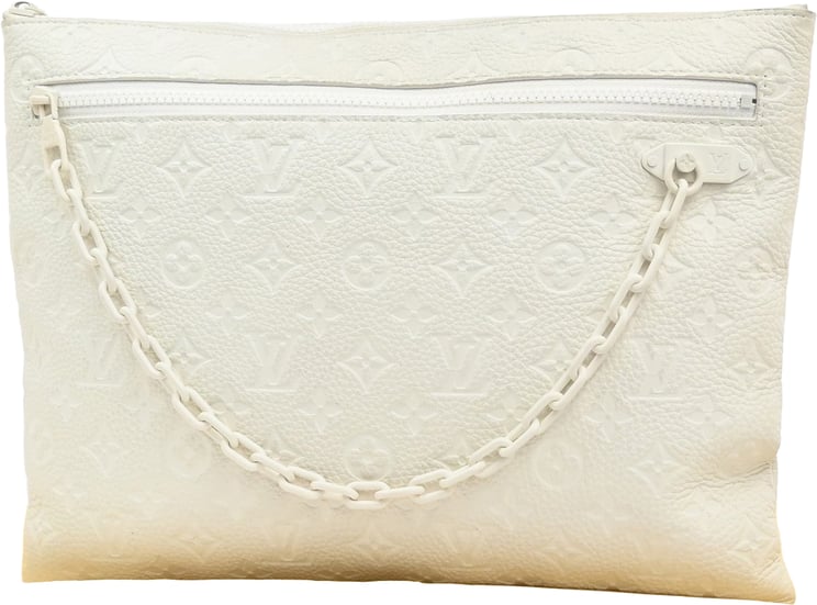 Louis Vuitton Louis Vuitton A4 Pouch Monogram Taurillon Leather