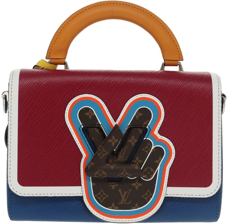 Louis Vuitton Louis Vuitton Twist Top Handle Bag Limited Edition Peace Love Epi and Monogram Canvas MM