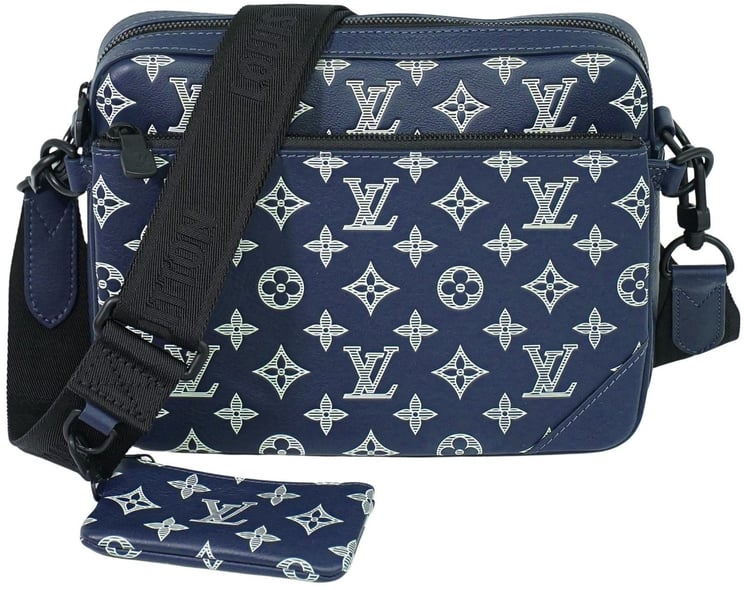 Louis Vuitton Louis Vuitton Trio Messenger Bag Monogram Shadow Leather