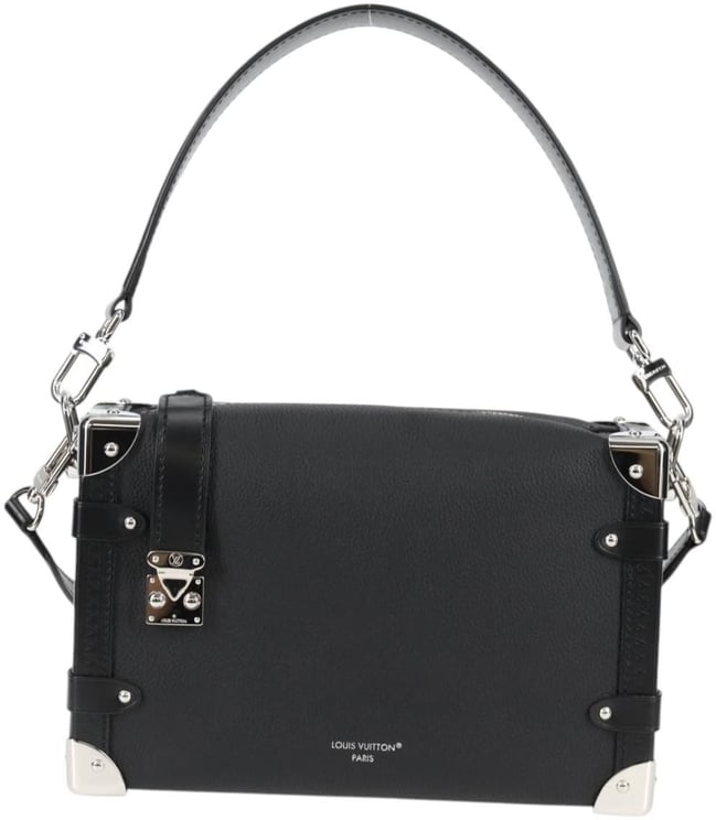 Louis Vuitton Louis Vuitton Side Trunk Handbag Taurillon Leather MM