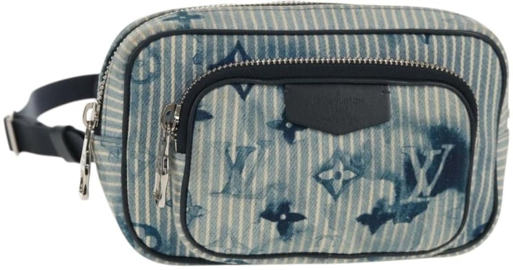 Louis Vuitton Louis Vuitton Outdoor Pouch Limited Edition Monogram Watercolor Stripes Denim