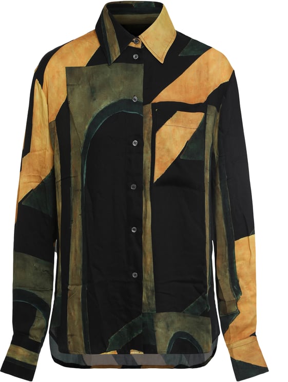 Louisa Ballou Viscose printed shirt