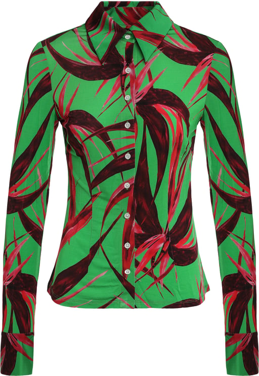 Louisa Ballou Printed viscose blouse