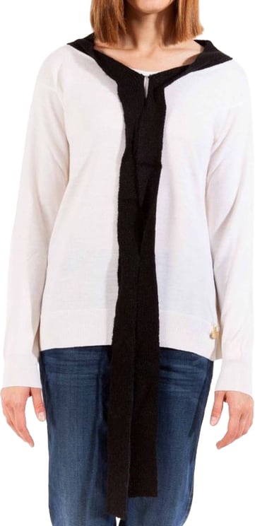 Love Moschino Love Moschino White Wool Women Sweater