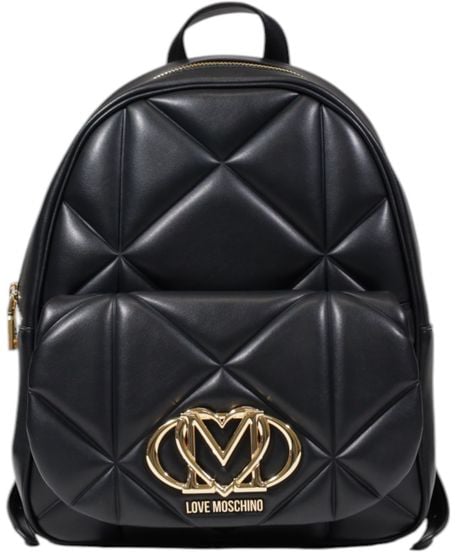 Love Moschino Love Moschino Black Polyethylene Backpack