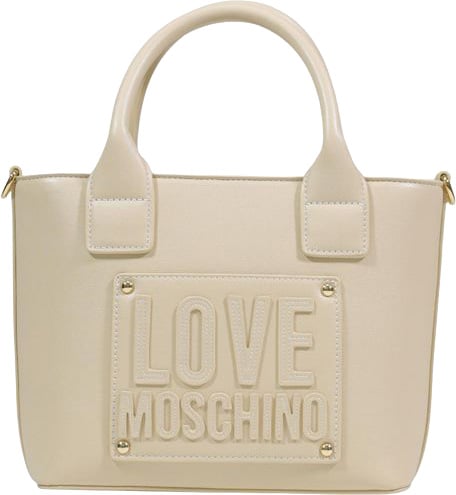 Love Moschino Love Moschino Cream Polyethylene Handbag