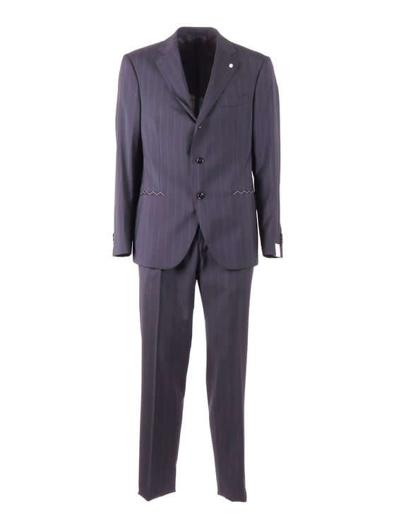 Luigi Bianchi Tailored Straight Cut Suit