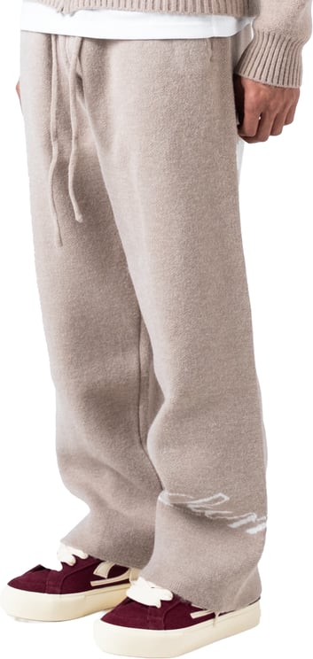 LUMI3RE The Lumi3re Knitted Pants Beige