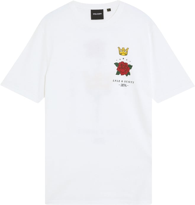 Lyle & Scott Lyle & Scott Rose And Crown Graphic T-Shirt