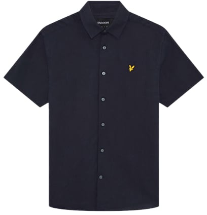 Lyle & Scott Lyle & Scott Short Sleeve Linen Blend Shirt
