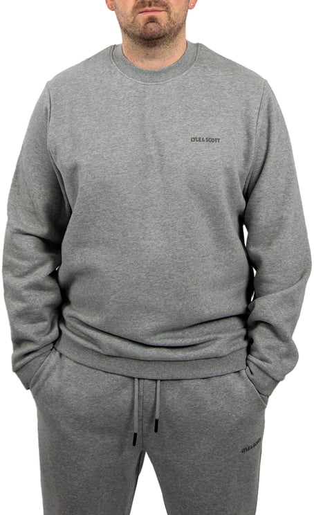 Lyle & Scott Lyle & Scott Logo Brushback Crew Neck Sweatshirt