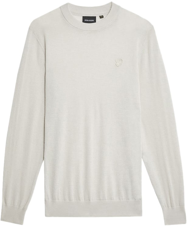 Lyle & Scott Lyle & Scott Tonal Eagle Merino Crew Neck Jumper