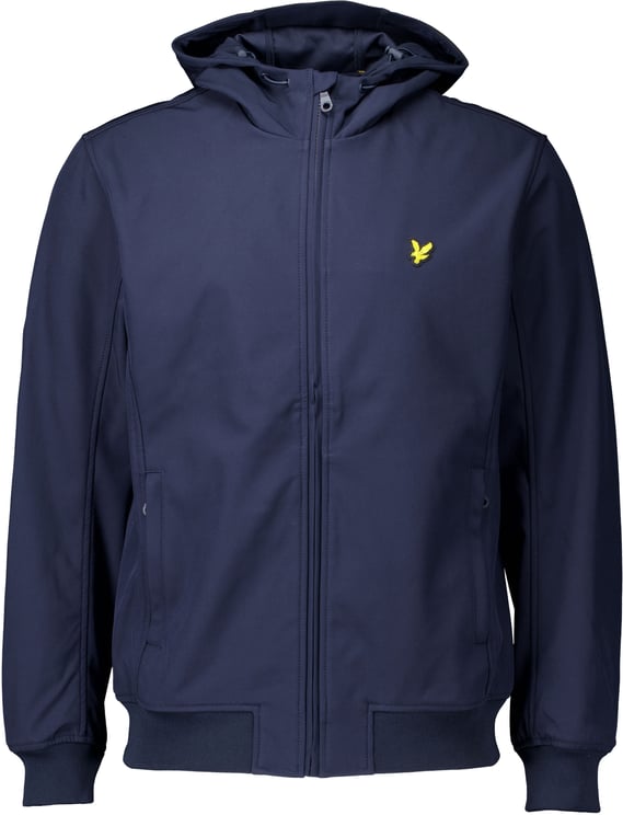 Lyle & Scott Lyle&scott Mesh Back Softshell Jacket Jackets Donkerblauw Jk2200v