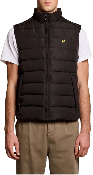 Lyle & Scott Lyle&scott Quilted Gilet Bodywarmers Zwart Jk2401v