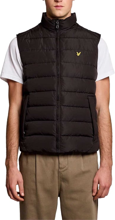 Lyle & Scott Lyle&scott Quilted Gilet Bodywarmers Zwart Jk2401v