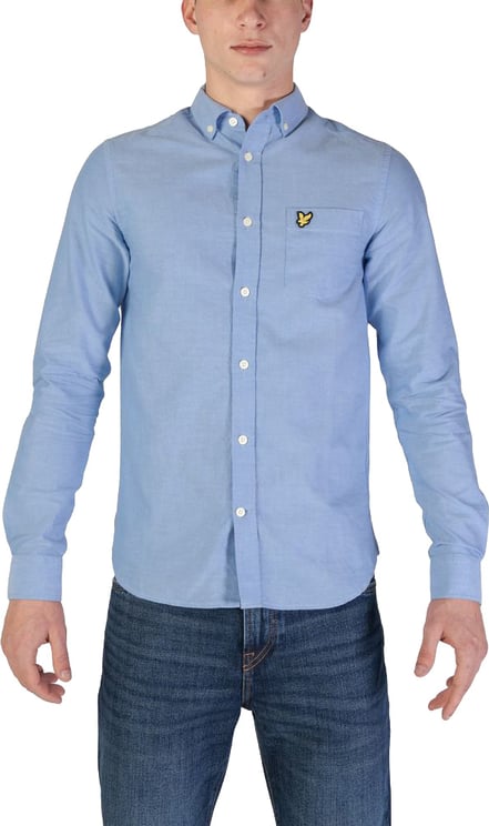 Lyle & Scott Lyle & Scott Blue Organic Cotton Dress Shirt