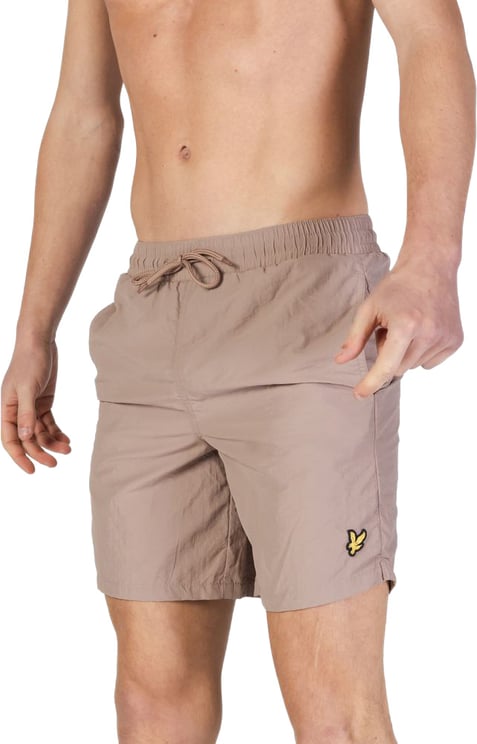 Lyle & Scott Lyle & Scott Beige Nylon Swim Shorts