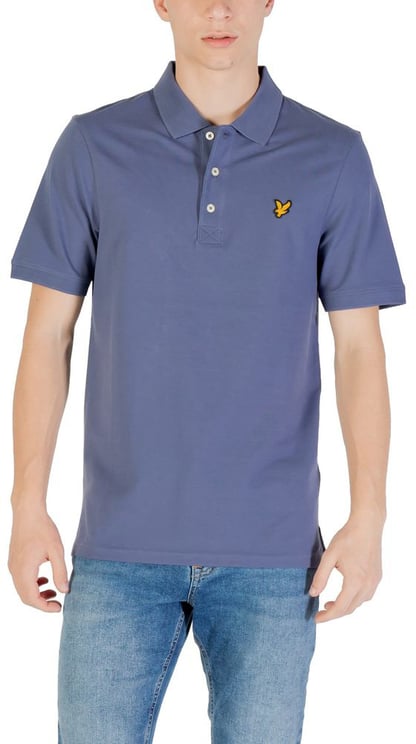 Lyle & Scott Lyle & Scott Blue Cotton Polo Shirt