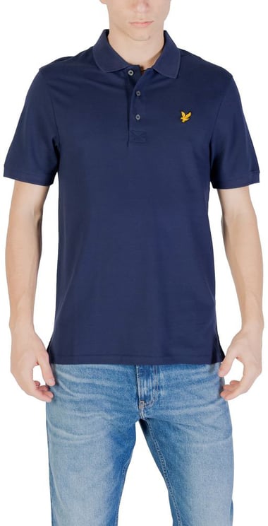 Lyle & Scott Lyle & Scott Blue Cotton Polo Shirt