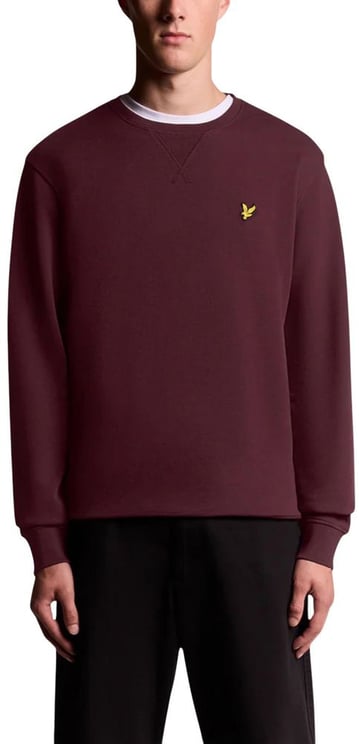 Lyle & Scott Lyle & Scott Bordeaux Cotton Sweatshirt