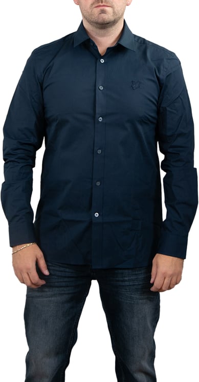Lyle & Scott Lyle & Scott Tonal Eagle Easy Care Poplin Shirt